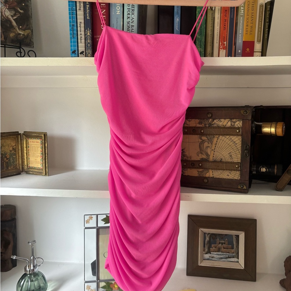 PRINCESS POLLY Holloway Wishes Mini Dress Pink SZ US 2 - Picture 4 of 6
